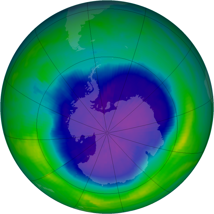 Ozone Map 1987-10-04